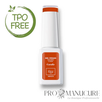 Vernis semi-permanent 1944 Paris Gel Vegan, teinte Coralie NGV275. Format 7ml, formule professionnelle sans Hema et sans TPO.