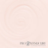 Texture vernis semi-permanent Anastasia NGV105. Couleur rose poudré très clair et onctueux au fini crème.