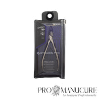 Pince à ongles professionnelle Staleks Pro Expert 60 NE-60-12 lame 12mm tranchants droits plats partie étroite poignée ergonomique manucure pédicure
