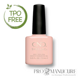 Flacon de vernis semi-permanent CND Shellac Pacific Rose, teinte rose fuchsia éclatante et crémeuse, format 7,3ml, formule sans TPO.
