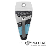 Pack - Coupe-ongles classique large Staleks Beauty & Care 11 KBC-11 Maxi lames courbées anatomiques acier inoxydable chirurgical pour manucure pédicure ongles épais