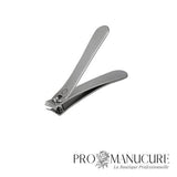 Zoom coupe-ongles Staleks KBC-11 design épuré formes douces affûtage manuel roue diamantée pour coupe précise ongles durs et moyens famille