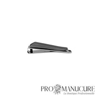 Side - Coupe-ongles compact Staleks Beauty & Care 50 KBC-50 format mini manche mat soft-touch avec lime laser intégrée acier inoxydable pour manucure pédicure voyage