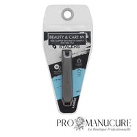 Pack - Coupe-ongles grand format Staleks Beauty & Care 51 KBC-51 manche mat et lime laser pour manucure et pédicure professionnelle