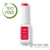 Gel Vegan 1944 Paris teinte Ophélie 7 ml sans HEMA Di-HEMA rouge vif passionné NGV1238