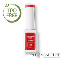 Gel Vegan 1944 Paris teinte Victoire 7 ml sans HEMA Di-HEMA rouge écarlate opaque NGV166