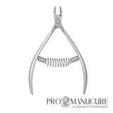 Pince à cuticules Staleks Pro Smart 30 NS-30-3 lame 3 mm quart jaw pour travail de précision et cuticules fines manucure professionnelle