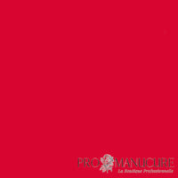 Résultat gel vegan semi-permanent Ophélie 1944 Paris rouge vif lumineux sur ongles naturels