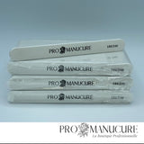 Pack de 25 Limes à ongles professionnelle ProManucure grain 180/240 pour ongles naturels et finitions de manucure.