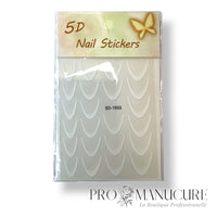 ProManucure - autocollants pour ongles Effets French - Blanc