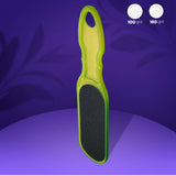 Râpe pédicure plastique Staleks Classic 10 Type 1 AC-10/1 verte double face grain 100/180 pour finition et peaux fines pieds