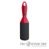Râpe pédicure plastique Staleks Pro Expert 10 Type 2 AE 10/2 rose double face grain 80/120 surface bombée et creusée pour entretien régulier pieds professionnel