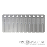 Pack - Embout diamant Staleks Pro Expert FA30B023/6.5 cylindre arrondi bague bleue grain moyen diamètre 2,3 mm partie active 6,5 mm pour peau sillons et polissage