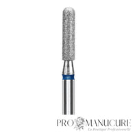 Zoom embout diamant Staleks FA30B023/6.5 forme rounded cylinder pour manucure pédicure polissage plaque et callosités