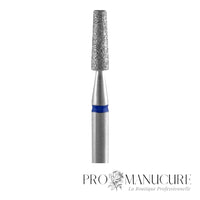 Zoom embout diamant Staleks FA70B025/8 forme frustum pour soulèvement cuticule polissage plaque et mise en forme bord libre ongle