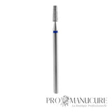 Embout diamant Staleks Pro Expert FA70B025/8 cône tronqué frustum bague bleue grain moyen diamètre 2,5 mm partie active 8 mm pour manucure pédicure polyvalente