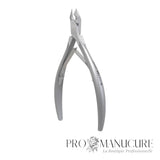 Pince à cuticules professionnelle Staleks Pro Smart 50 NS-50 acier inoxydable AISI 420 manches allongés ergonomiques pour manucure pédicure