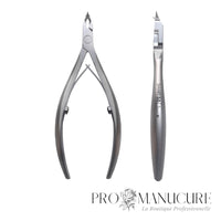 Pince à cuticules professionnelle Staleks Pro Smart 50 NS-50 acier inoxydable AISI 420 manches allongés ergonomiques pour manucure pédicure