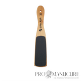 Râpe pédicure bois Staleks Beauty & Care 10 Type 2 ABC 10/2 courbée double face grain 100/180 bois d'aulne naturel pour pédicure professionnelle