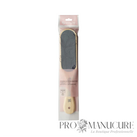 Pack - Râpe pédicure bois Staleks Beauty & Care 10 Type 1 ABC 10/1 double face grain 100/180 bois d'aulne naturel pour pédicure professionnelle et soins à domicile