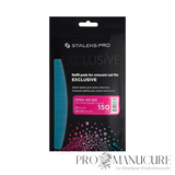 Recharge lime croissant Staleks Pro Exclusive DFEX-40-150 grain 150 base mousse abrasif suisse pour lime MBE-40 finition ongles artificiels manucure