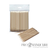 Bâtonnets de buis en bois Staleks Pro DOS-10/100 lot de 100 pour manucure professionnelle nettoyage cuticules