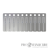 Pack-embout-ponceuse-staleks-FA30B025-10-diamant-cylindre-arrondi-grain-bleu
