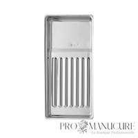 Zoom fond ondulé plateau LE-10/1 Staleks 195x90x19mm pour désinfection et rangement instruments professionnels