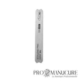 Base métallique droite Staleks Pro Expert MBE-20s format court 130 x 19 mm acier inoxydable pour limes papmAm et adhésives manucure pédicure professionnelle