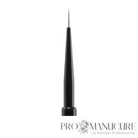 Zoom pinceau liner Staleks Pro Expert NBE-01 poils synthétiques ultra-fins pour lignes fines motifs et écriture sur ongle
