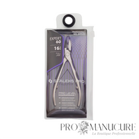 Pince à ongles professionnelle Staleks Pro Expert 60 NE-60-16 lame 16mm tranchants droits plats partie étroite poignée ergonomique pédicure ongles larges
