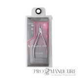 Pince à cuticule Expert Staleks Pro NE-90-5 lame 5mm partie travaillante étroite poignées allongées rivet inversé manucure classique professionnelle
