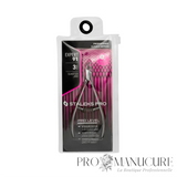 Pince à cuticule Expert Staleks Pro NE-91-3 lame 3mm partie travaillante étroite poignées allongées manucure russe zones difficiles accès
