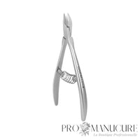 Pince à cuticule Expert Staleks Pro NE-91 lame  partie travaillante étroite poignées allongées manucure russe zones difficiles accès
