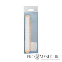 Kit manucure jetable Staleks Pro Expert 30 NFS-30 lime PapmAm biface 100/180 buff 180/240 et bâtonnet de buis usage unique