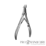 Pince à cuticule Staleks Pro Smart 10 NS-10 lame tranchants droits inclinés protrusion poignées droites raccourcies manucure zones latérales