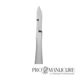 Zoom lame plate 7mm sans protrusion pince cuticule NS-11-7 Staleks Smart 11 poignées droites raccourcies surface satinée pour cuticule fine manucure délicate