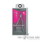 Pince à cuticule Staleks Pro Smart 80 NS-80-5 lame 5mm tranchants droits inclinés poignée ergonomique courbée manucure et pédicure
