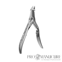 Pince à cuticule Staleks Pro Smart 80 NS-80 lame  tranchants droits inclinés poignée ergonomique courbée manucure professionnelle
