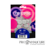 Recharges éponges polissantes Staleks Pro PDFB-20 taille M 20mm lot de 25 pour disque Pododisc pédicure professionnelle