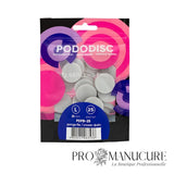 Recharges éponges polissantes Staleks Pro PDFB-25 taille L 25mm lot de 25 pour disque Pododisc pédicure professionnelle