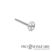  Zoom design ajouré disque Pododisc allongé Staleks PDLset-10 surface mate trous goutte pour fraiseuse avec aspiration pédicure ultra-précision