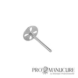Zoom design ajouré disque Pododisc allongé Staleks PDLset-15 surface mate trous goutte pour fraiseuse avec aspiration pédicure précision