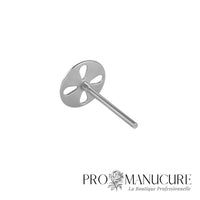 Zoom design ajouré disque Pododisc allongé Staleks PDLset-20 surface mate trous goutte pour fraiseuse avec aspiration pédicure professionnelle