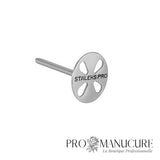 Zoom design ajouré disque Pododisc allongé Staleks PDLset-25 surface mate trous goutte pour fraiseuse avec aspiration pédicure professionnelle
