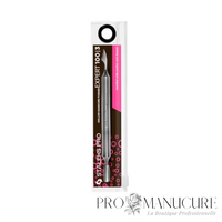 Pack - Repousse-cuticule creux double embout Staleks Pro Expert 100 Type 3 PE-100/3 acier inox AISI 304 manche creux léger repousse arrondi nettoyeur manucure
