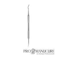 Outil pédicure Staleks Pro Expert 20 Type 1 PE-20/1 curette hémisphérique et nettoyeur d'ongle courbé acier AISI 420 médical pour callosités sèches et ongles incarnés podologie