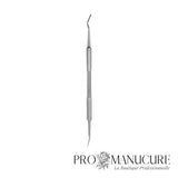 Outil pédicure Staleks Pro Expert 20 Type 1 PE-20/1 curette hémisphérique et nettoyeur d'ongle courbé acier AISI 420 médical pour callosités sèches et ongles incarnés podologie