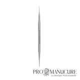 Outil pédicure ongles incarnés Staleks Pro Expert 60 Type 3 PE-60/3 lime droite large et lime courbée à bout recourbé acier AISI 420 médical pour podologie professionnelle