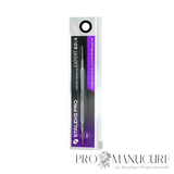 Pack - Outil pédicure double lime Staleks Pro Expert 60 Type 4 PE-60/4 acier inoxydable lime droite et coudée pour traitement ongle incarné professionnel